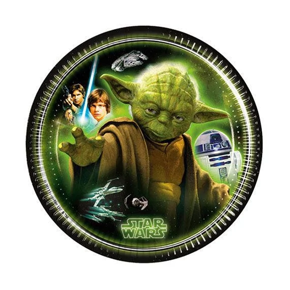 Star Wars Heroes papírtányér 8 db-os 19,5 cm