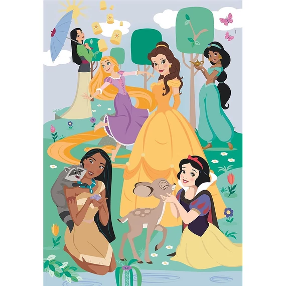 Disney Hercegnők Animals 104 db-os puzzle Clementoni