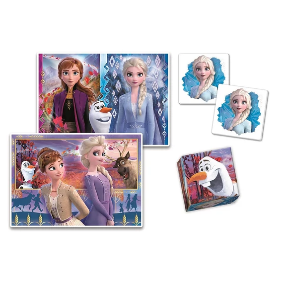 Disney Jégvarázs Seasons 4 az 1-ben játékgyűjtemény Clementoni