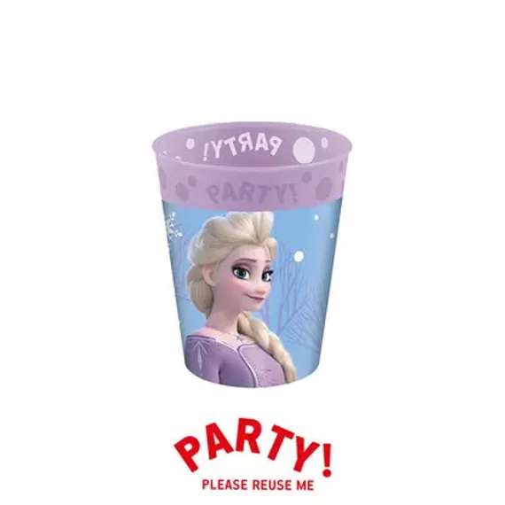 Disney Jégvarázs Wind micro prémium műanyag pohár 250 ml