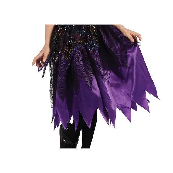 Boszorkány Purple jelmez 110/120 cm