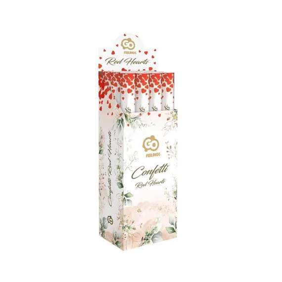 Szerelem Red Hearts konfetti kilövő 60 cm
