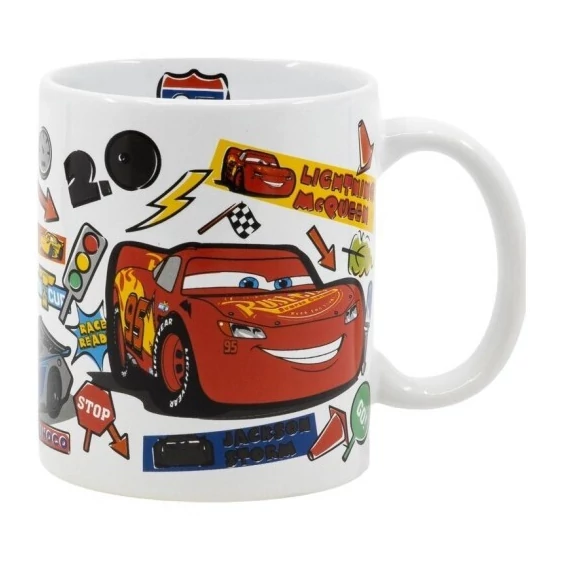 Disney Verdák Stickers porcelán bögre 325 ml Díszdobozban