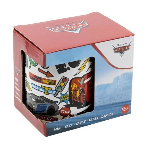 Disney Verdák Stickers porcelán bögre 325 ml Díszdobozban