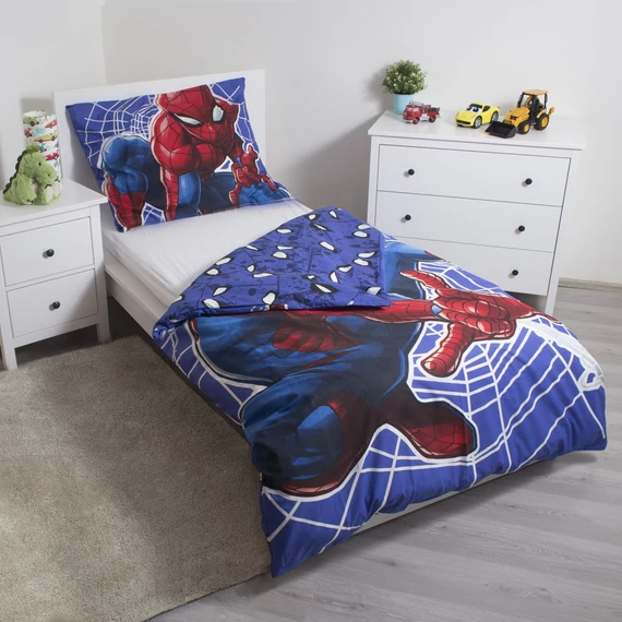 Pókember Web sötétben világító ágyneműhuzat 140×200cm, 70×90 cm