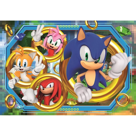 Sonic a sündisznó 180 db-os puzzle Clementoni