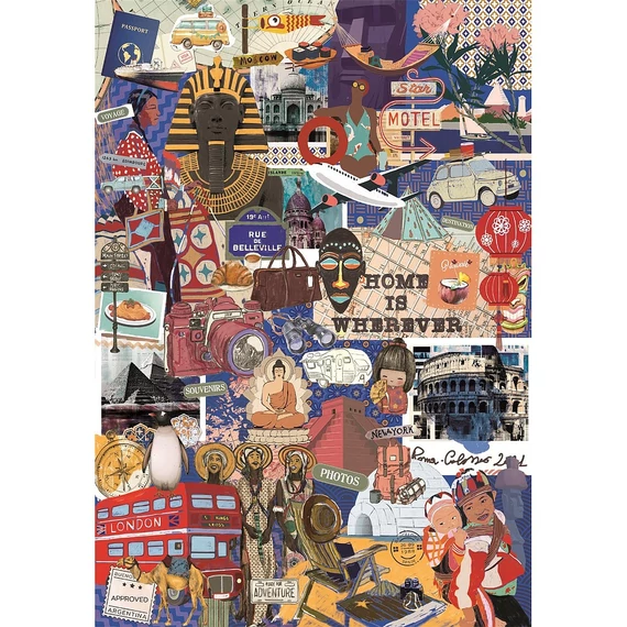 Utazás Cultures 1000 db-os Compact puzzle Clementoni