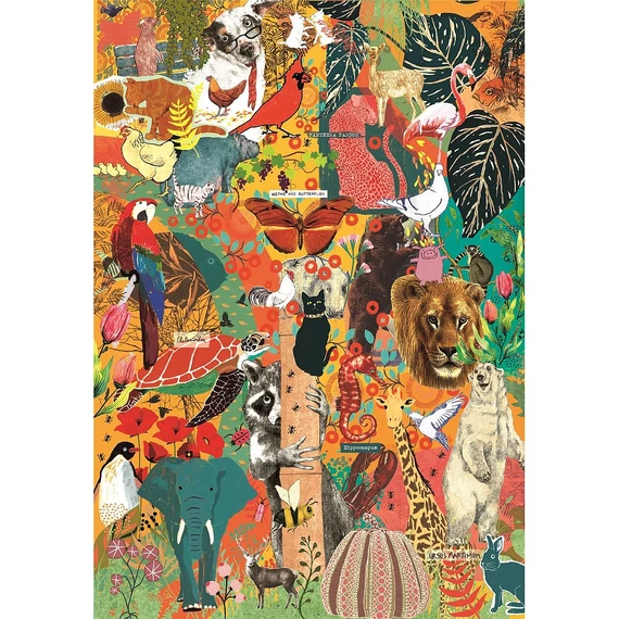 Állatos Botanics 1000 db-os Compact puzzle Clementoni