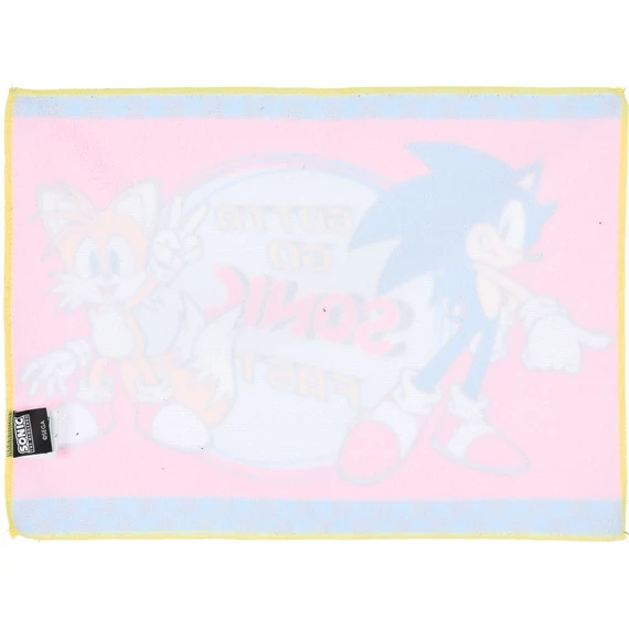 Sonic a sündisznó Gotta Go kéztörlő, arctörlő, törölköző 40x30 cm