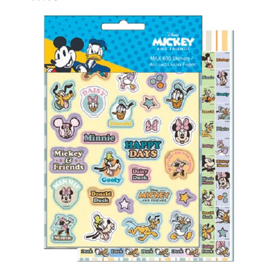  Disney Mickey Friends 600 darabos matrica szett