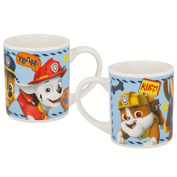 Mancs Őrjárat Boy Icons porcelán étkészlet Díszdobozban