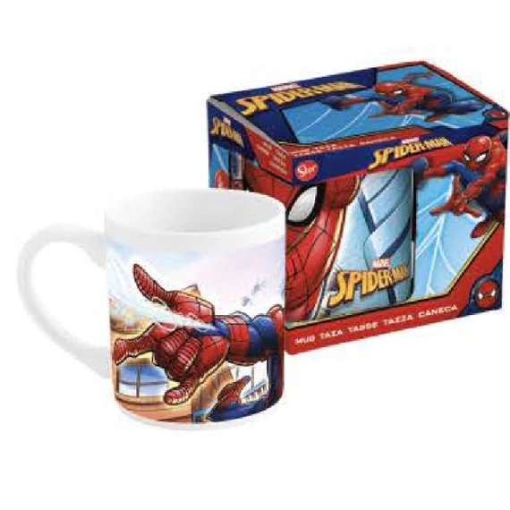 Pókember Streets porcelán bögre 235 ml (8 oz) Díszdobozban