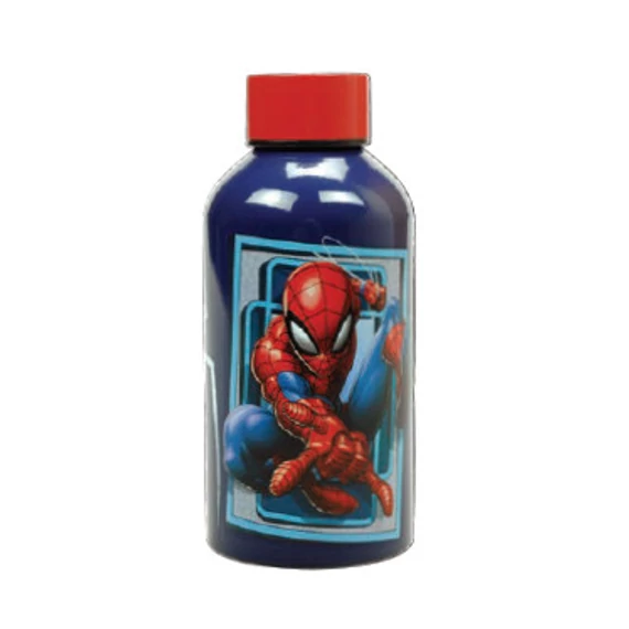 Pókember World alumínium kulacs csavaros kupakkal 500 ml
