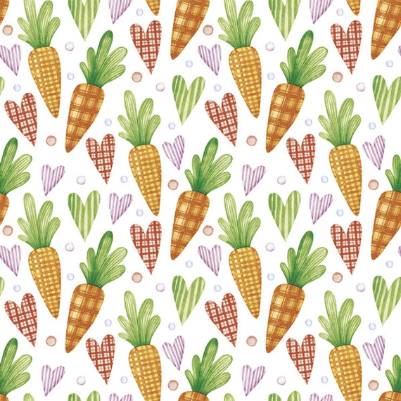 Húsvét Sweet Carrots szalvéta 20 db-os 25x25 cm