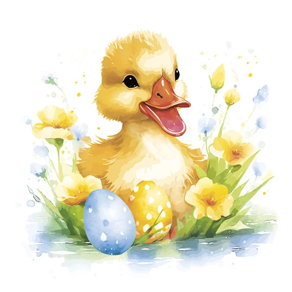 Húsvét Cute Baby Duck szalvéta 20 db-os 33x33 cm