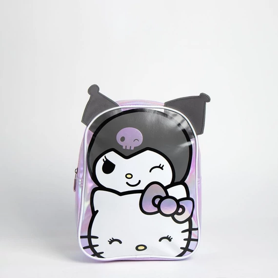 Hello Kitty Kuromi hologrammos hátizsák, táska 32 cm