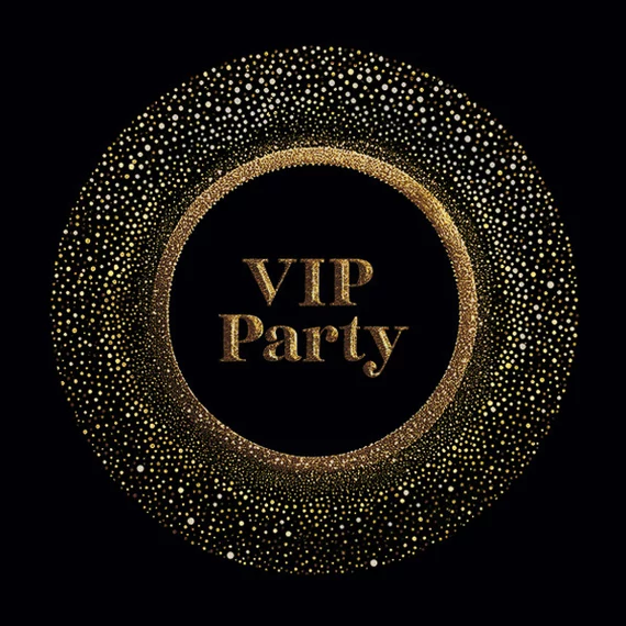 Party Gold VIP szalvéta 20 db-os 33x33 cm