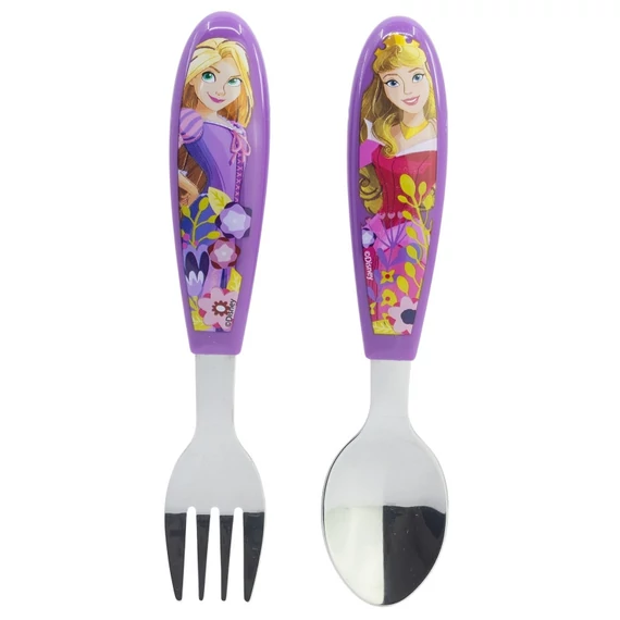 Disney Hercegnők Courageous Heart fém ergo evőeszköz készlet - 2 darabos