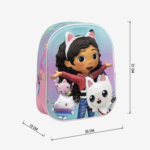 Gabi babaháza Fun 3D hátizsák, táska 31 cm
