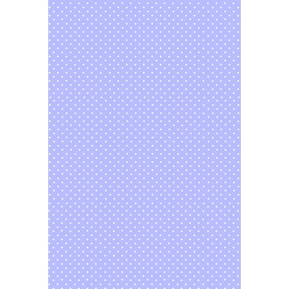 Lila White Dots papír asztalterítő 120x180 cm