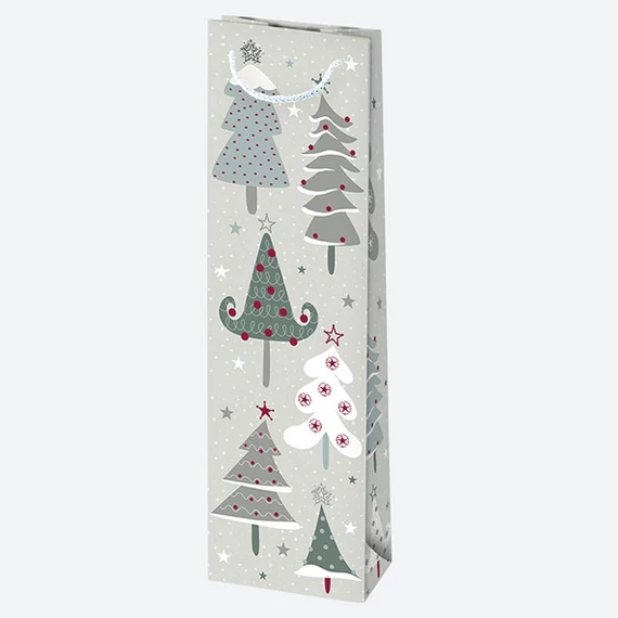 Karácsony Patterned papír italtáska 12x40x9 cm
