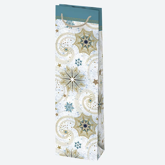 Karácsony Patterned papír italtáska 12x40x9 cm