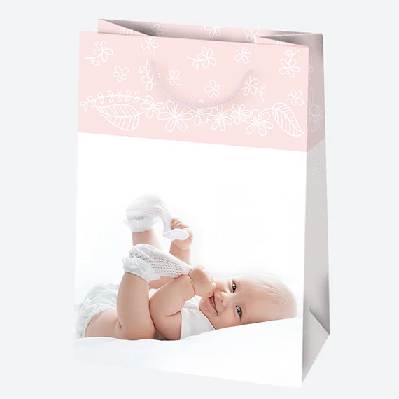 Baba Little Blessings papír ajándéktasak, ajándékzacskó 23x32x11 cm