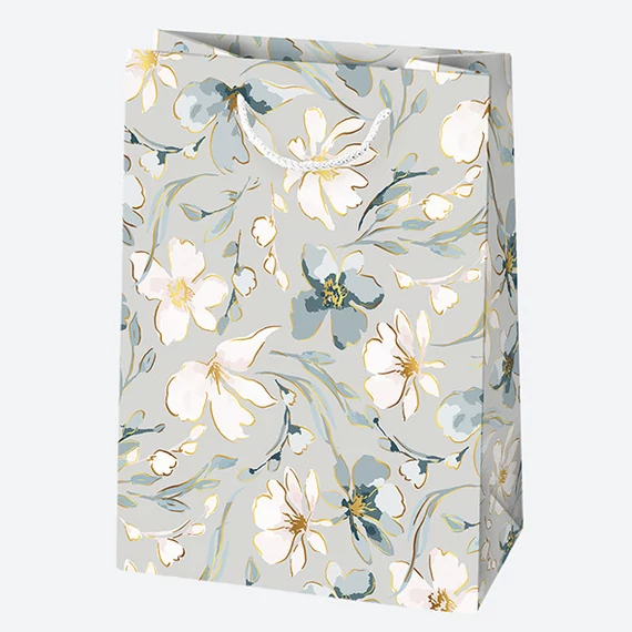 Virág Blossom papír ajándéktasak, ajándékzacskó 23x32x11 cm