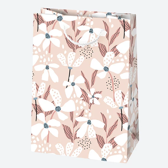 Virág Blossom papír ajándéktasak, ajándékzacskó 23x32x11 cm