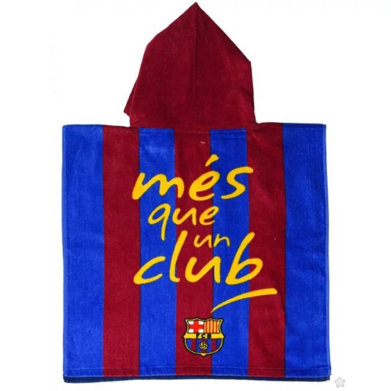 FC Barcelona strand törölköző poncsó 50x100 cm