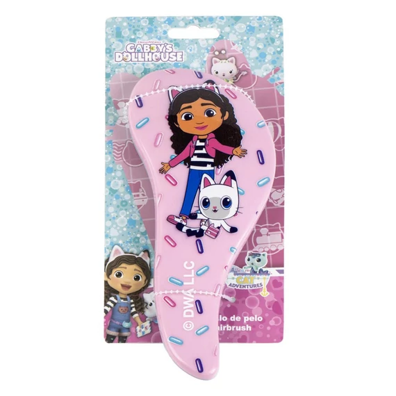 Gabi babháza Pink hajkefe 20 cm