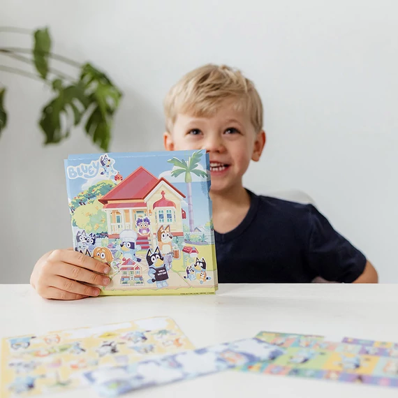 Bluey Home matrica szett