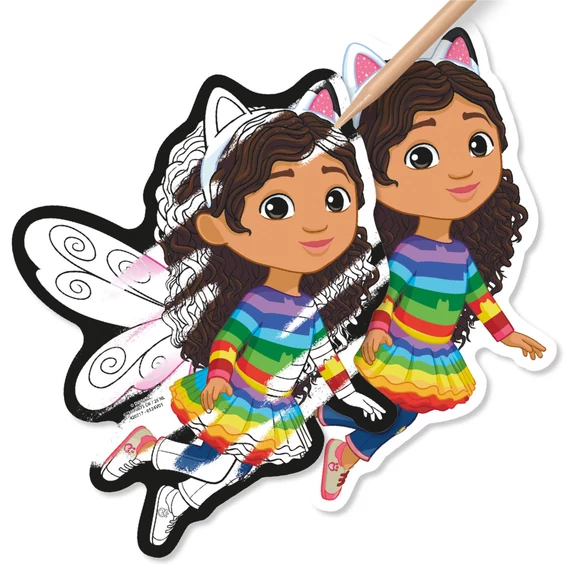 Gabi babaháza Fairy scratch képkarcoló készlet mágnessel