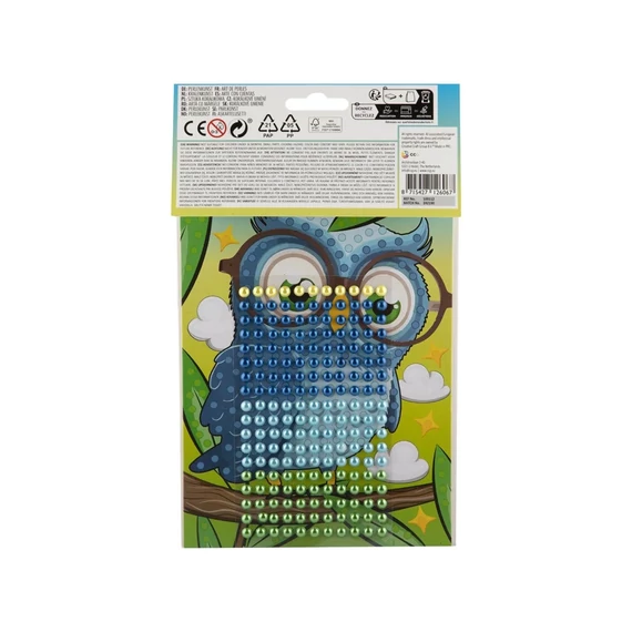 Bagoly Glasses gyöngyös kreatív szett