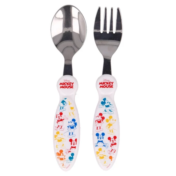 Disney Mickey Fun-Tastic fém evőeszköz készlet - 2 darabos
