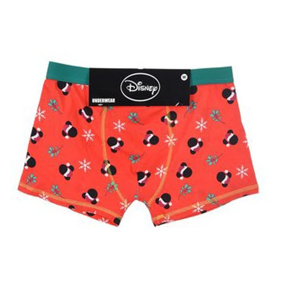 Disney Mickey Karácsonyi férfi boxeralsó S