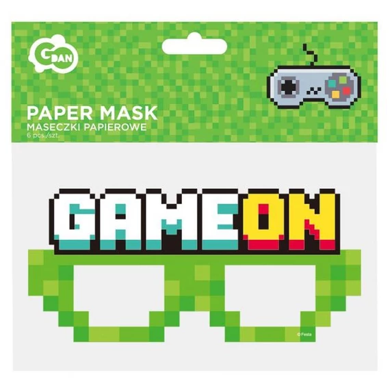 Játék Game On maszk, álarc 6 db-os