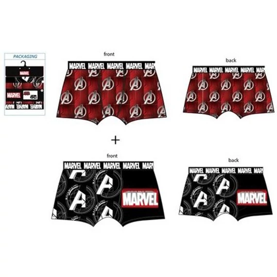 Bosszúállók férfi boxeralsó 2 darab/csomag (S-XL)