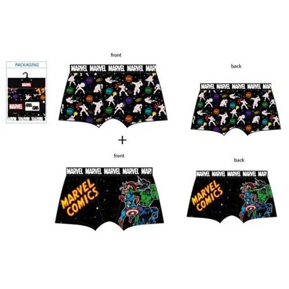 Bosszúállók, Marvel férfi boxeralsó 2 darab/csomag (S-XL)