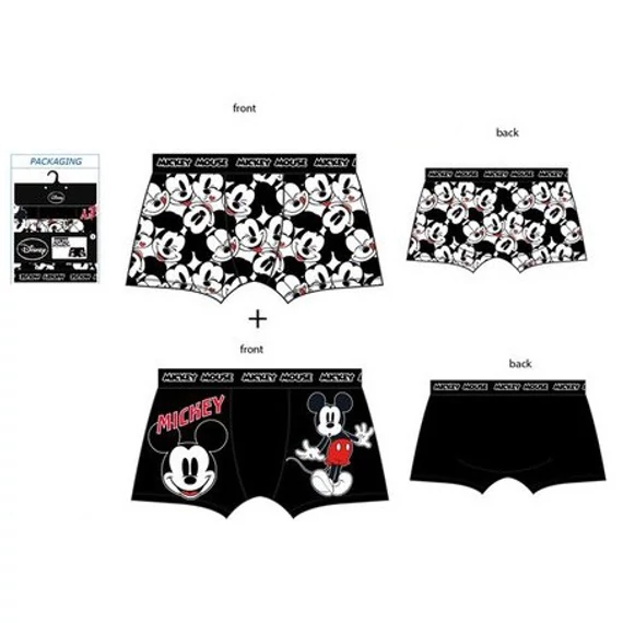 Disney Mickey férfi boxeralsó 2 darab/csomag (S-XL)