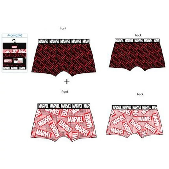Marvel férfi boxeralsó 2 darab/csomag (S-XL)