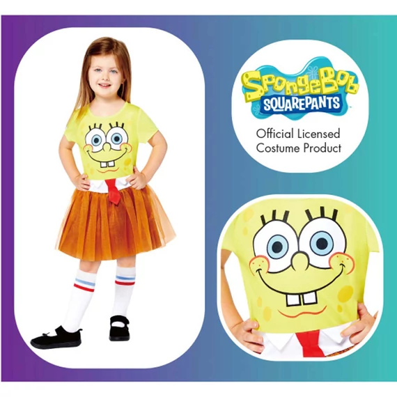 SpongyaBob lány jelmez 3-4 év