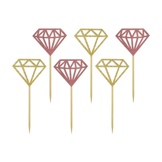 Gyémánt Diamond díszítő pálca 6 db-os