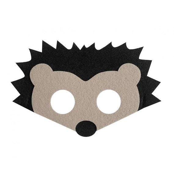 Sün Hedgehog filc maszk 17,5 cm