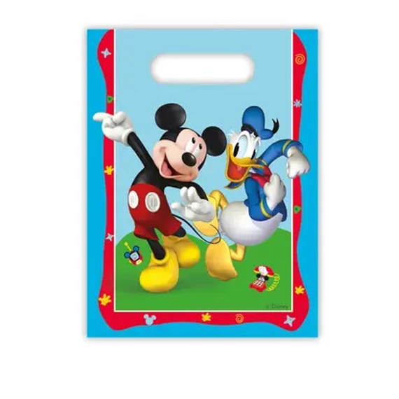 Disney Mickey Rock the House ajándéktasak, ajándékzacskó 6 db-os
