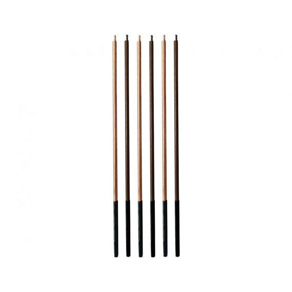 Barna Metallic tortagyertya, gyertya szett 6 db-os