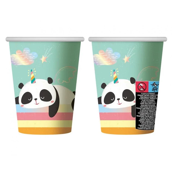 Panda Dreamy papír pohár 6 db-os 266 ml
