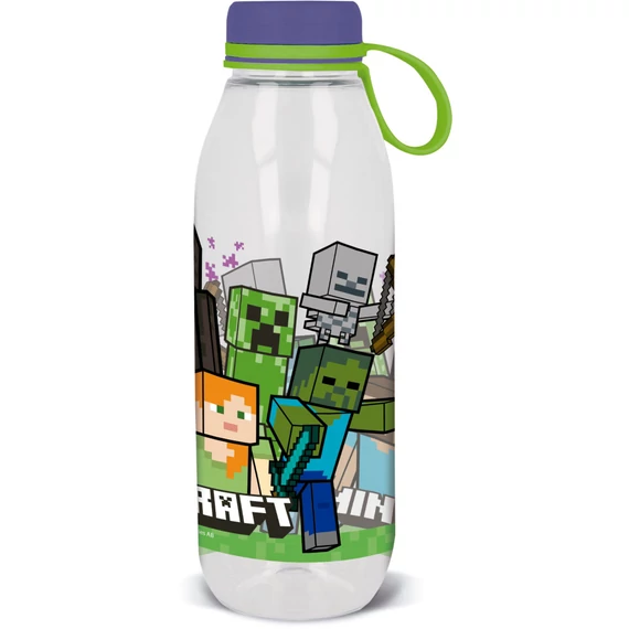 Minecraft Creeper Ecozen műanyag kulacs csavaros kupakkal 650 ml