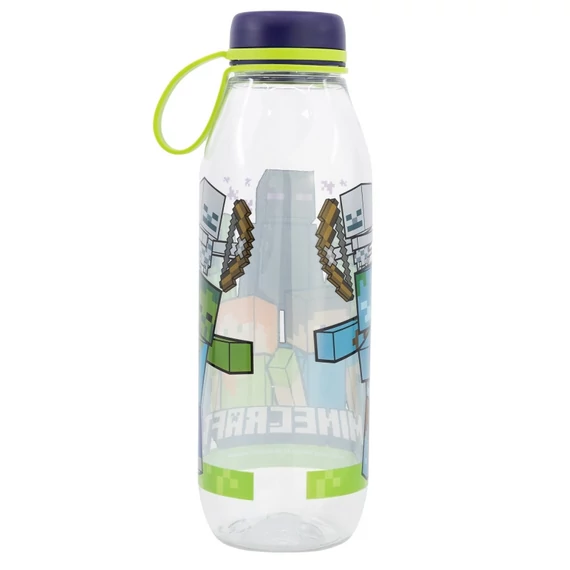 Minecraft Creeper Ecozen műanyag kulacs csavaros kupakkal 650 ml