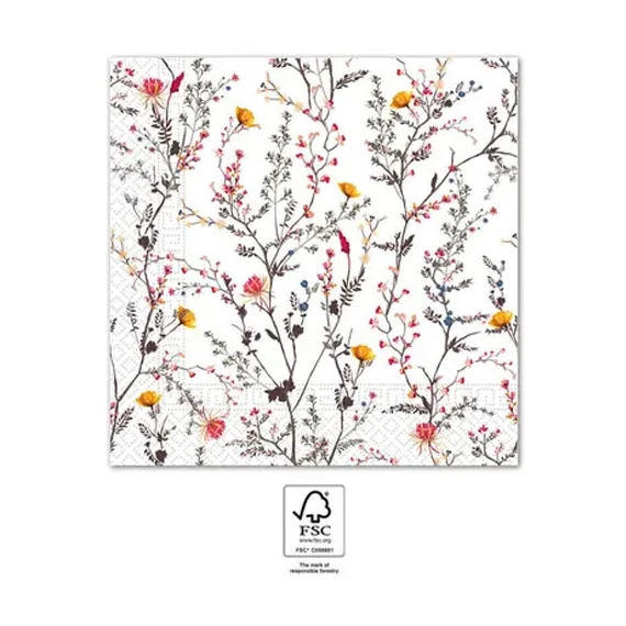 Színes Modern Branches szalvéta 20 db-os 33x33 cm FSC